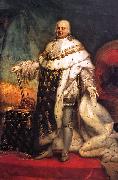 Pierre-Narcisse Guerin Portrait of Louis XVIII of France oil on canvas